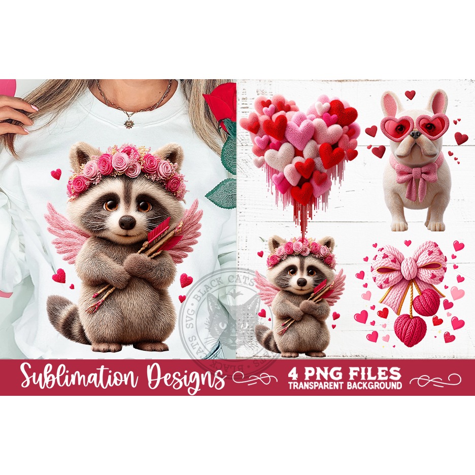 Valentine Latch Hook Yarn Sublimation Designs (2) 3