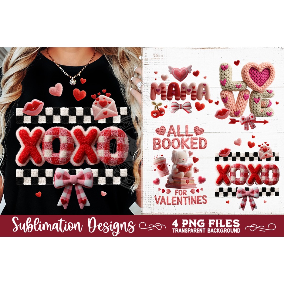 Valentine Latch Hook Yarn Sublimation Designs (3)