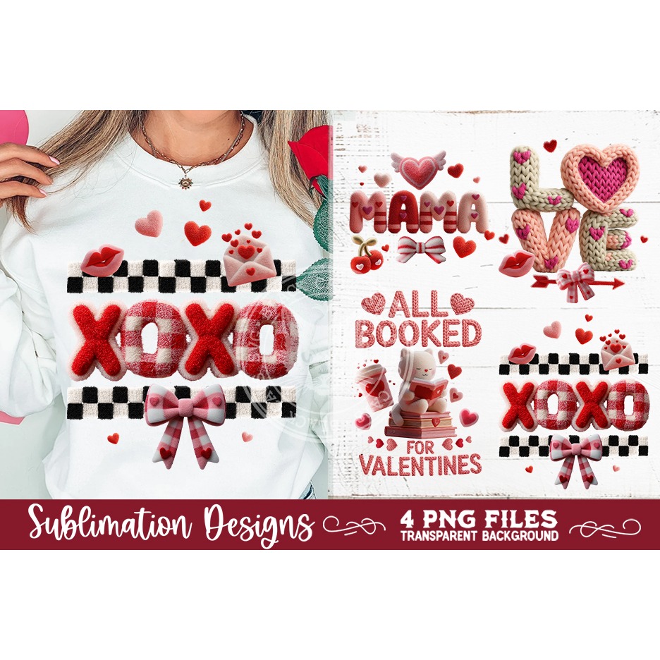 Valentine Latch Hook Yarn Sublimation Designs (3) 3