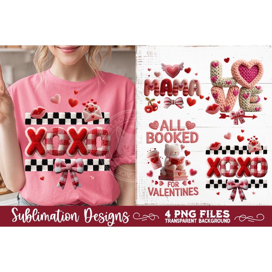 Valentine Latch Hook Yarn Sublimation Designs (3) 4