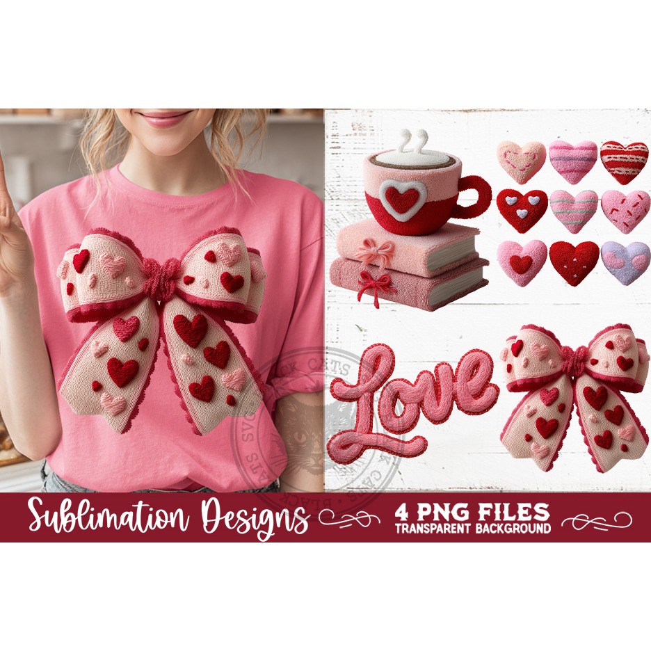 Valentine Latch Hook Yarn Sublimation Designs (4)