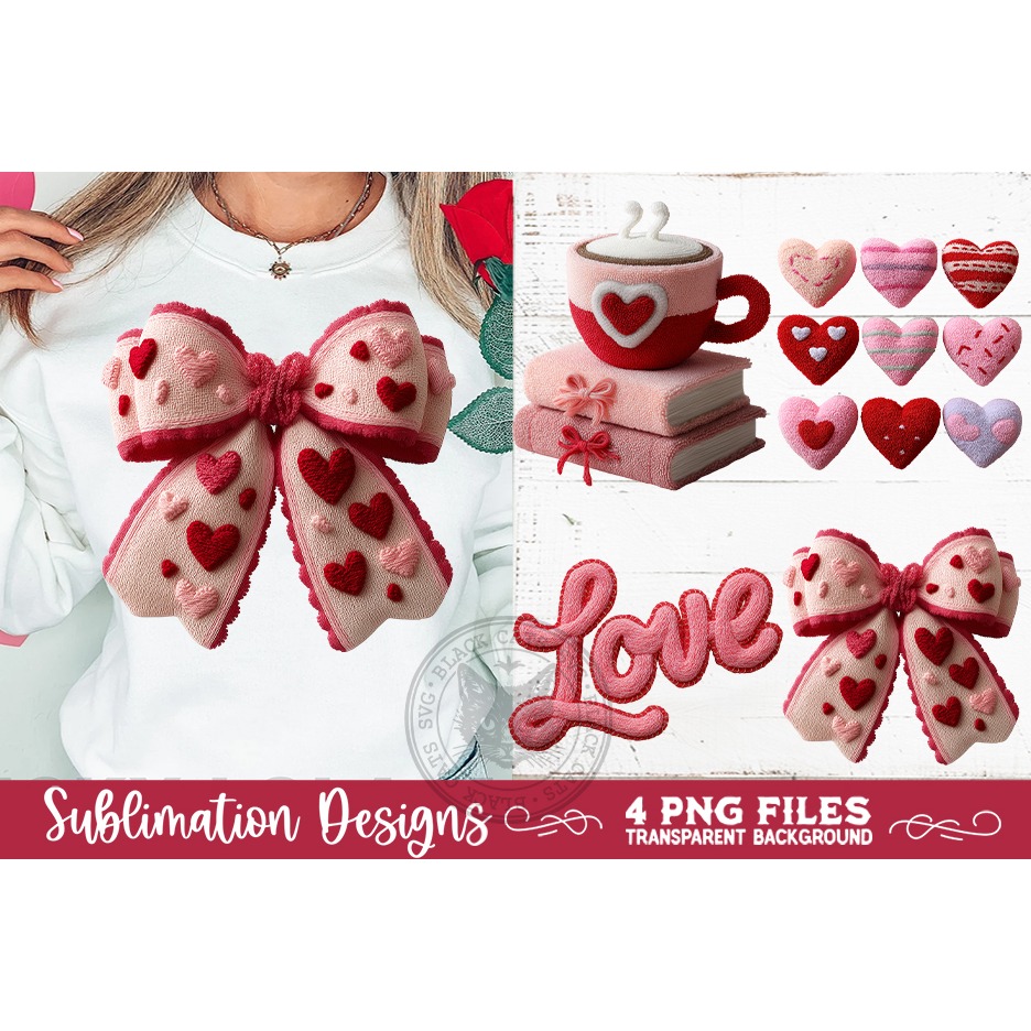 Valentine Latch Hook Yarn Sublimation Designs (4) 2