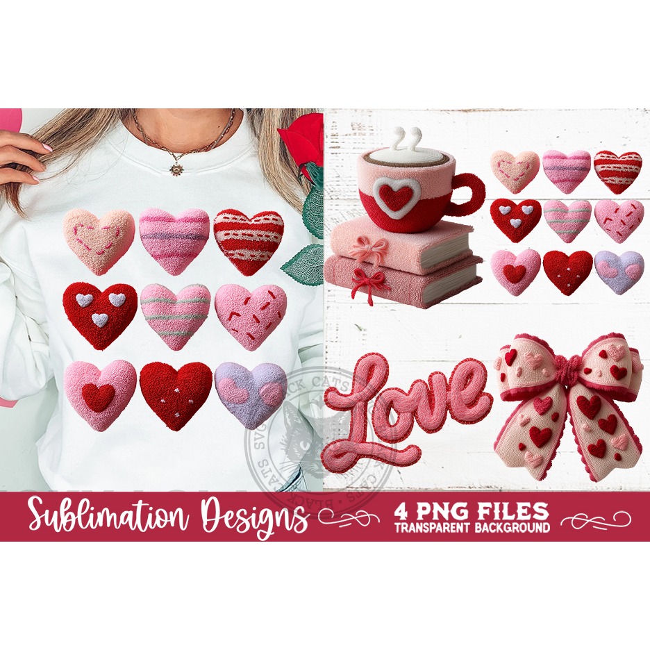 Valentine Latch Hook Yarn Sublimation Designs (4) 3