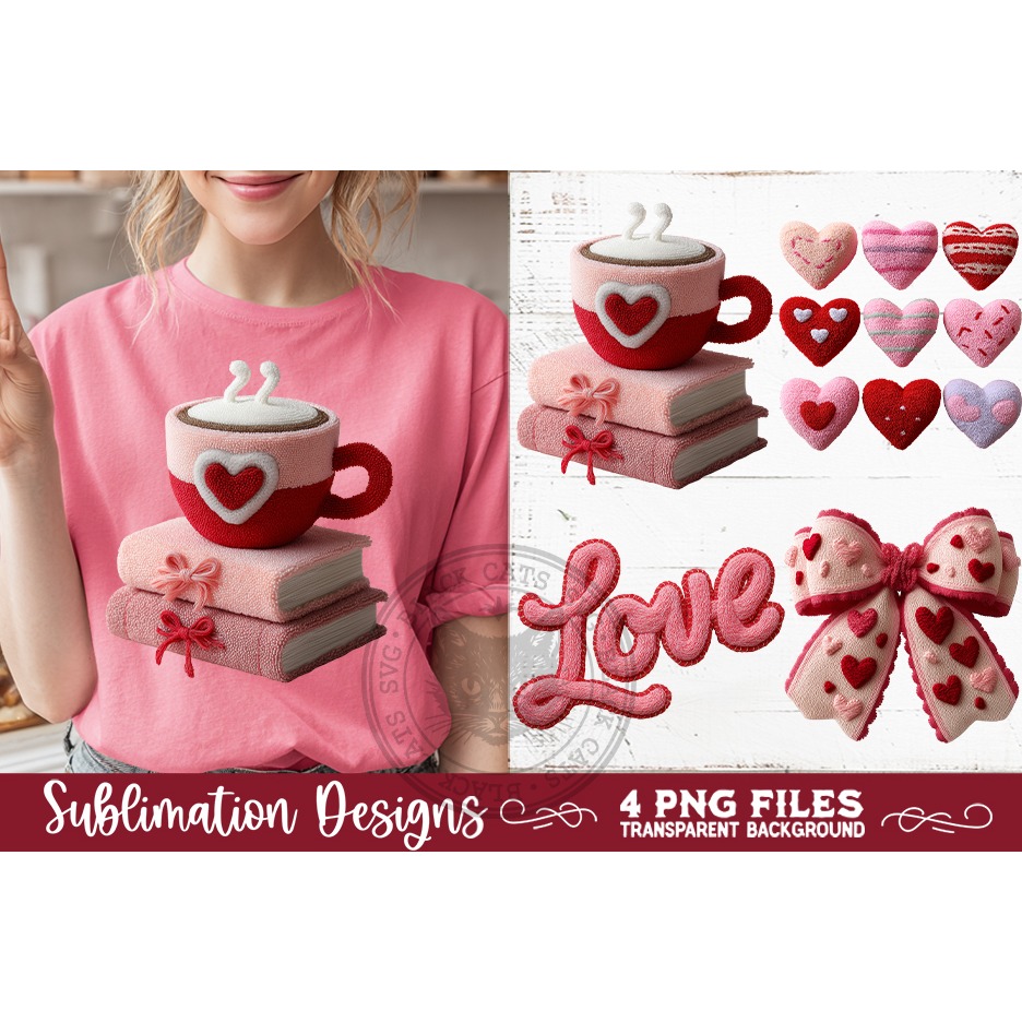 Valentine Latch Hook Yarn Sublimation Designs (4) 5