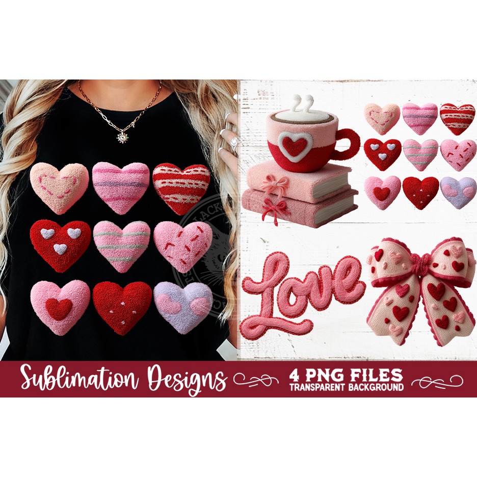 Valentine Latch Hook Yarn Sublimation Designs (4) 9