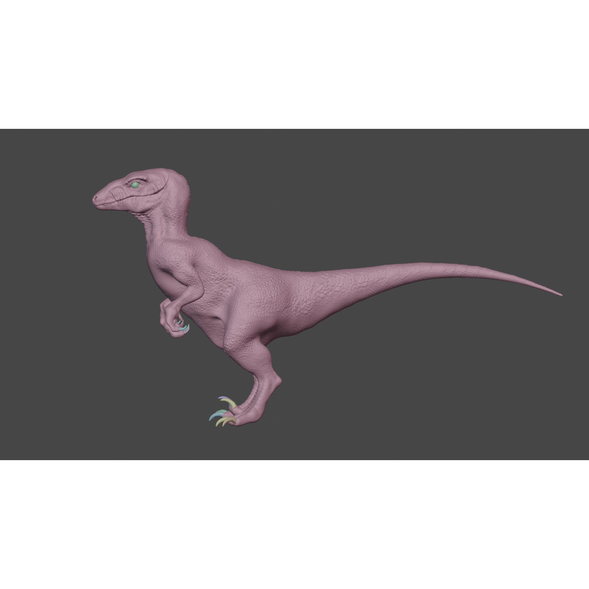Velociraptor - 3D Model Free 3D model 9