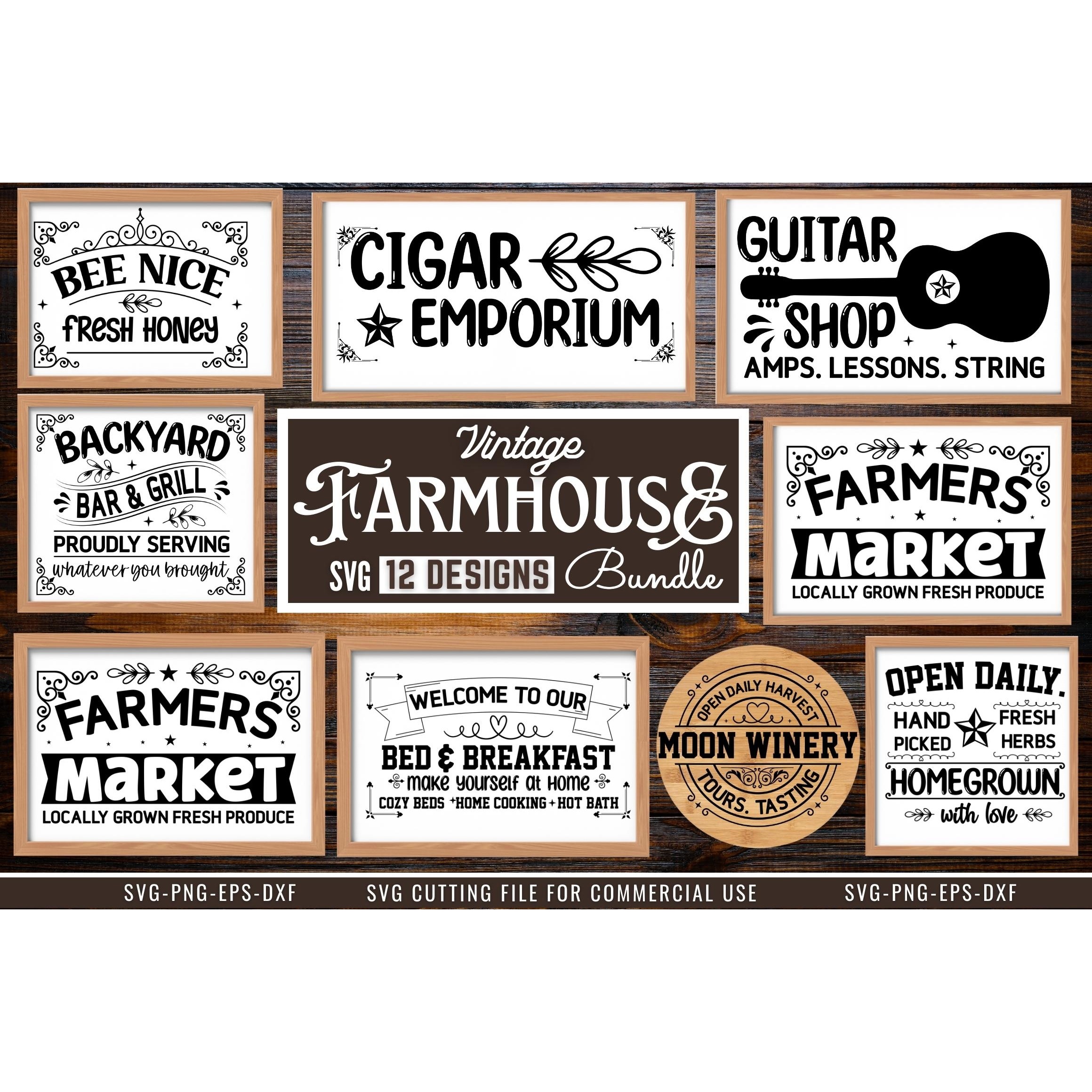 Vintage Farmhouse SVG Bundle (2) 2