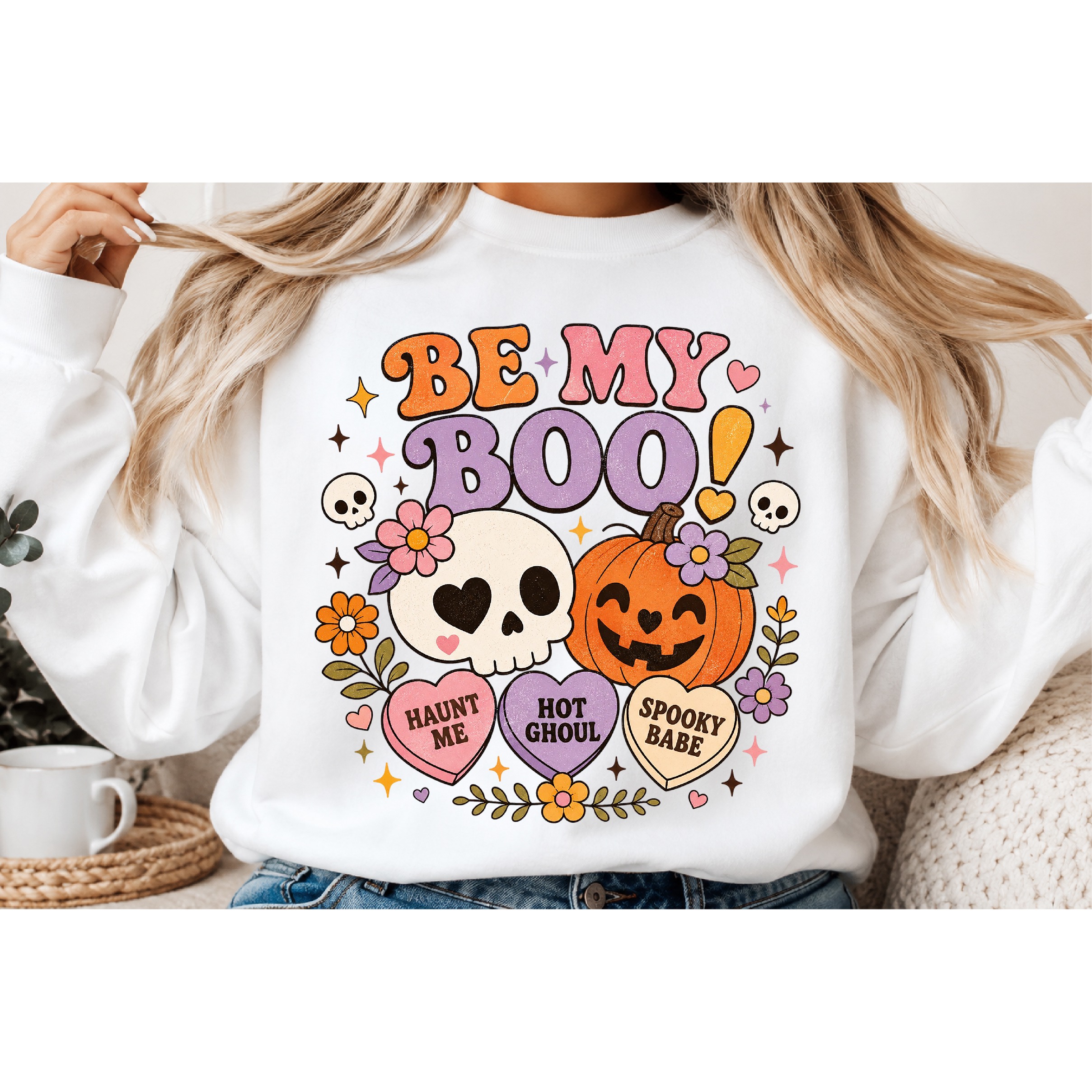 Vintage Halloween Distressed PNG, Retro Sublimation (3) 3