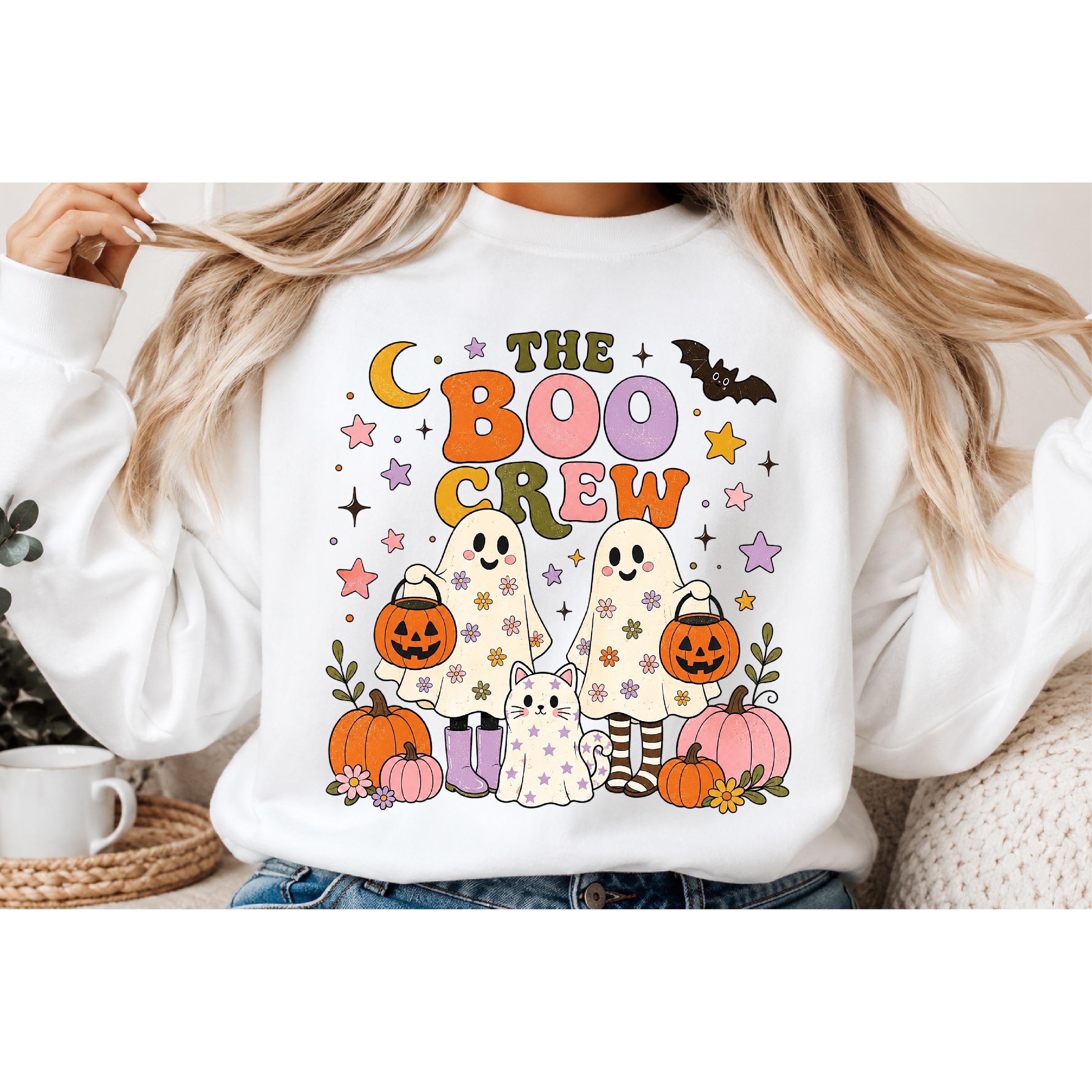 Vintage Halloween Distressed PNG, Retro Sublimation (4) 3