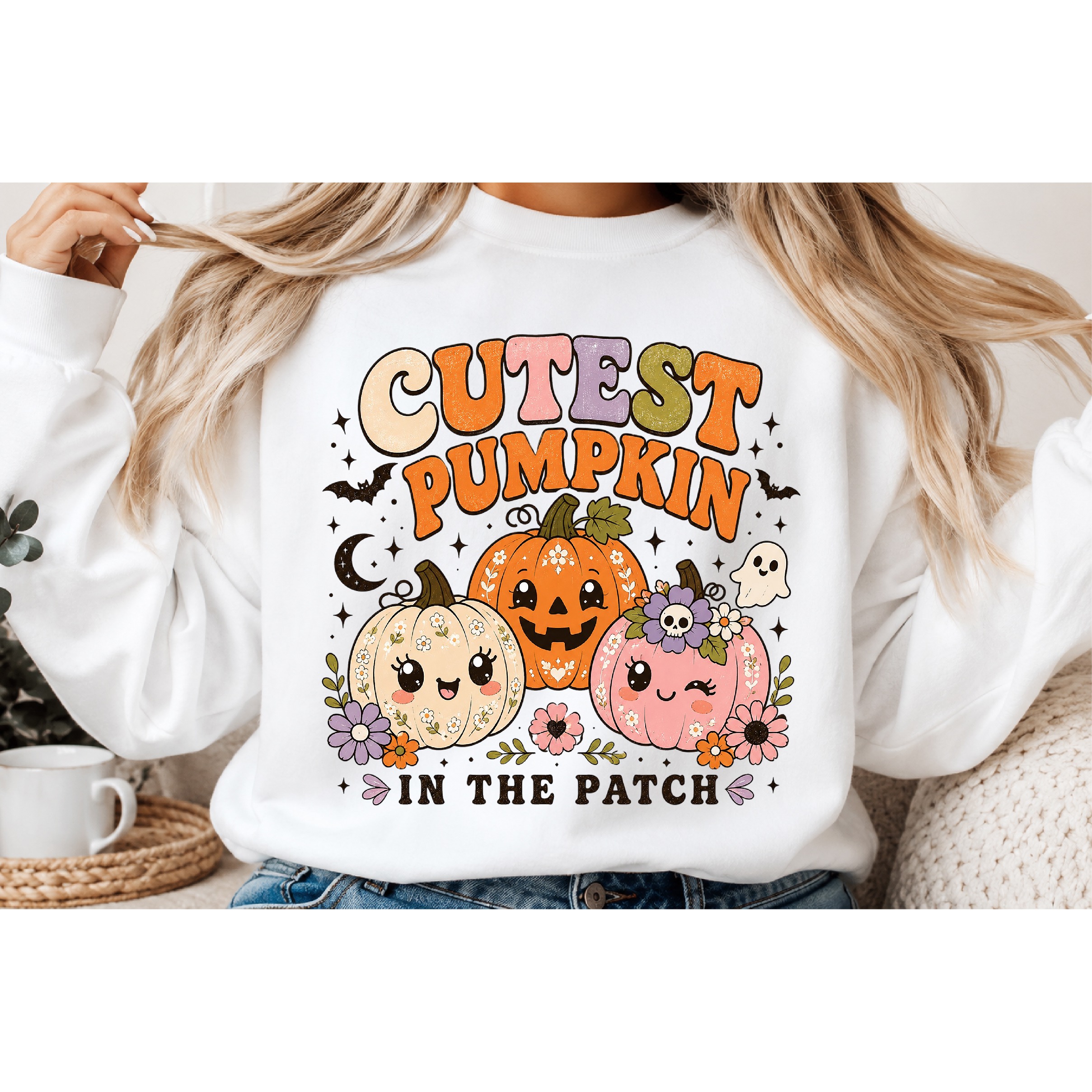 Vintage Halloween Distressed PNG, Retro Sublimation (5) 3