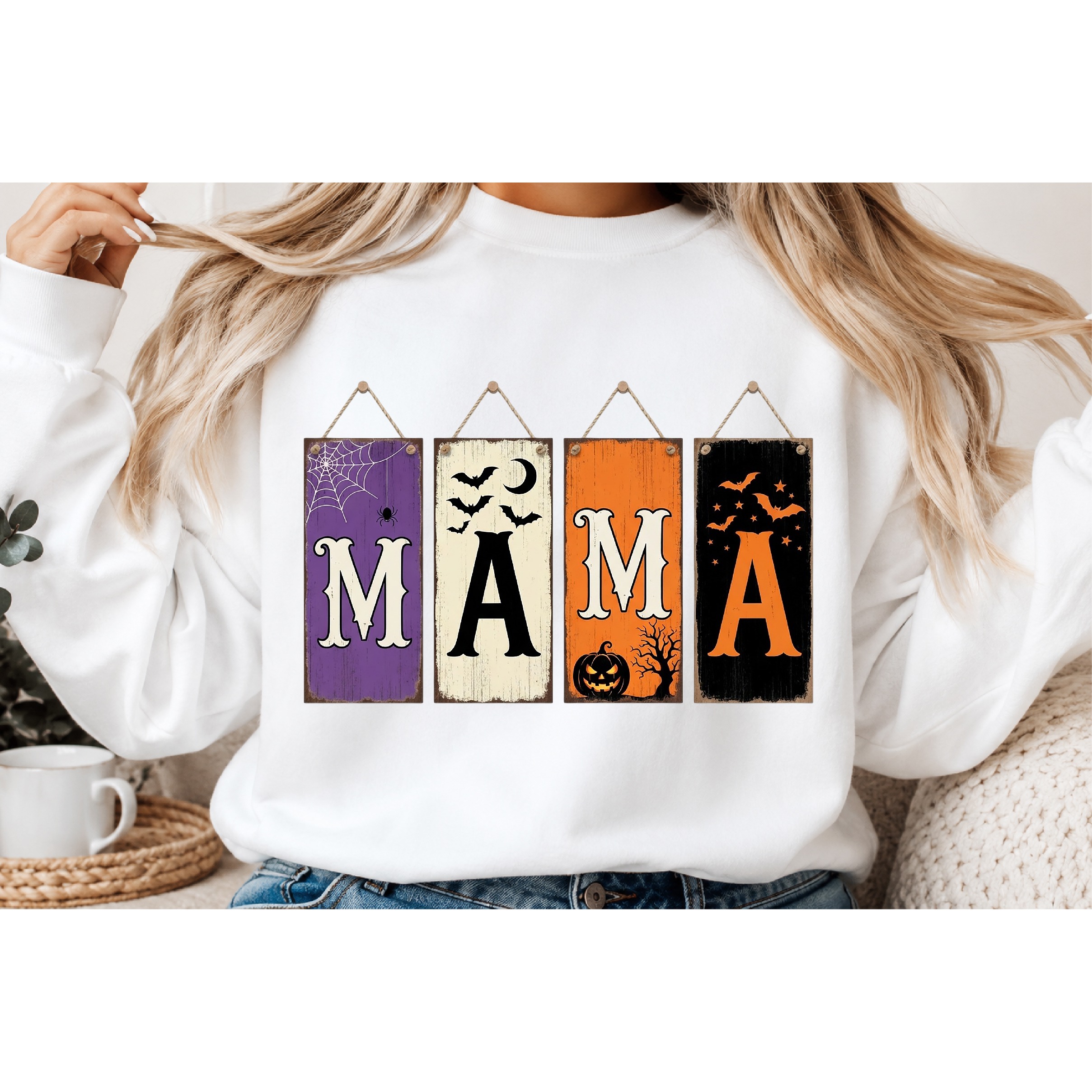 Vintage Halloween Mama PNG 2