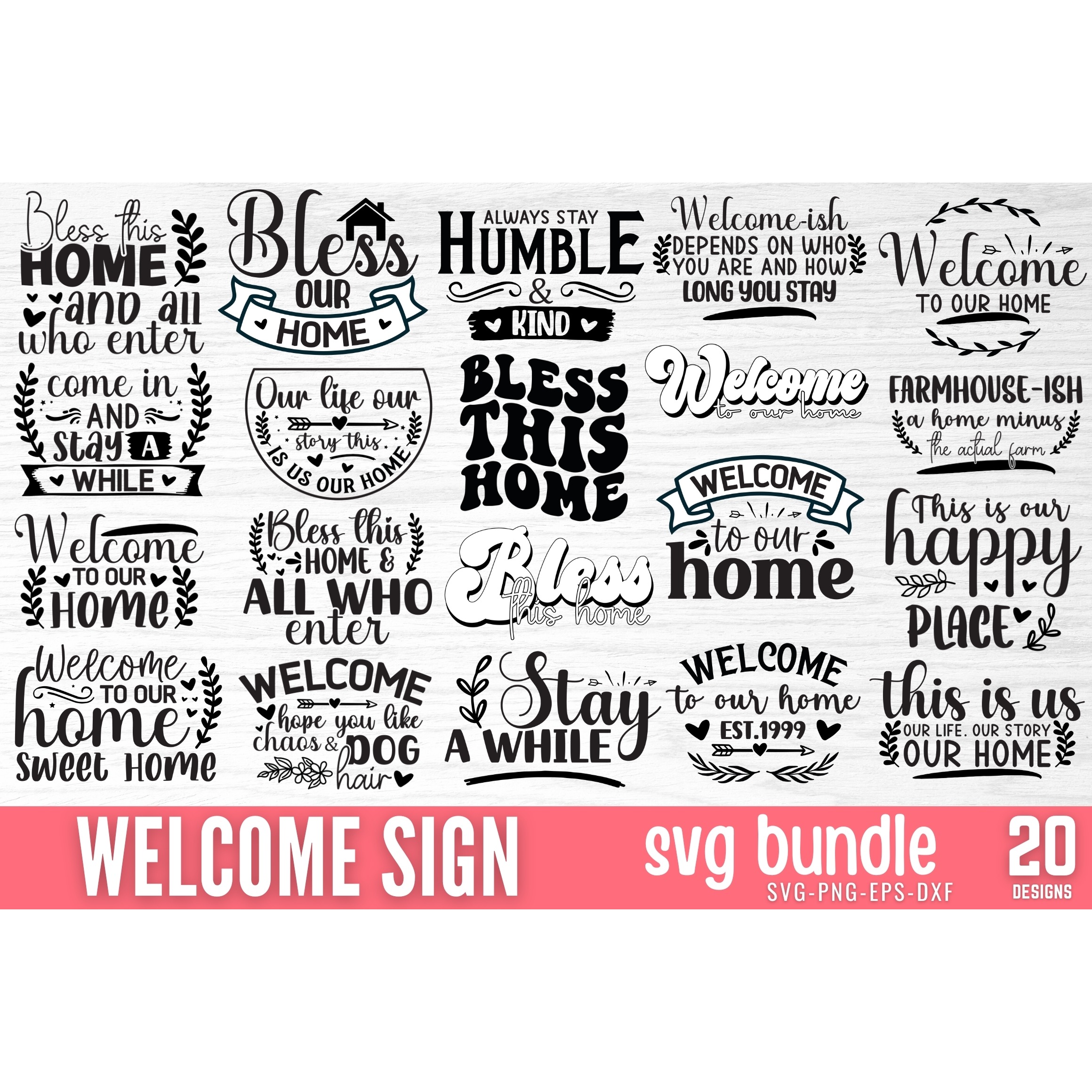 Welcome Sign Bundle