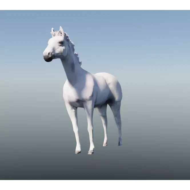 White Horse Free 3D model