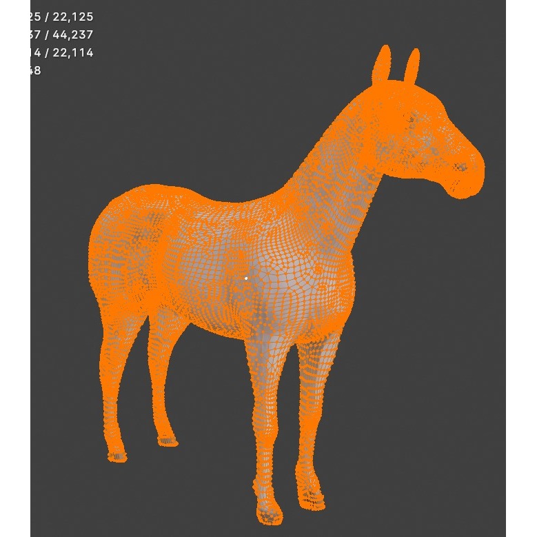 White Horse Free 3D model 5
