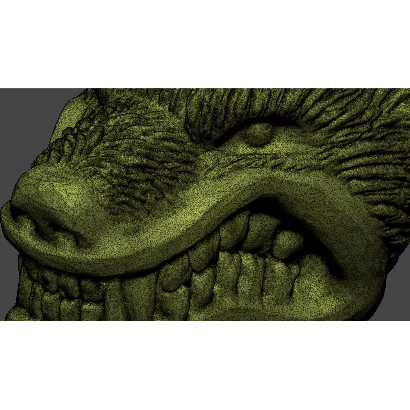 Wolf Head Free 3D print model 10